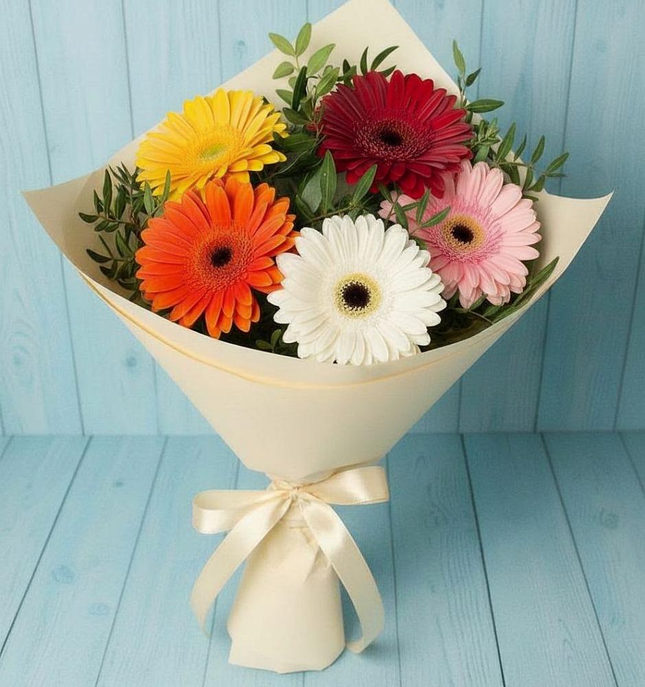 Букет цветов из: Герберы в Сургуте