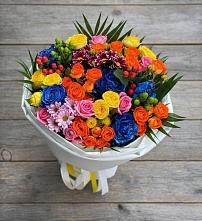 Букет цветов из:  Розы и Хризантемы в Сургуте